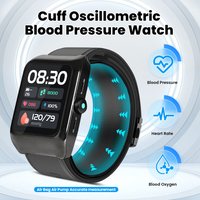 Professional Medical Care Air Pump Air Bag Accurate Measure Heart Rate Blood Oxygen Blood Pressure Watch