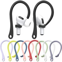 1 Pair Silicone Anti-lost Ear Hook for Apple AirPods 1 2 3 Pro Sports Anti-drop Ear Hook Wireless Earphone Ear Hook White Black