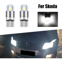 4x LED Clearance Light Bulb Lamp W5W T10 Canbus For Skoda Fabia MK1 MK2 MK3 Felicia Superb Octavia 1 2 3 a5 a7 Rapid Yeti Karoq