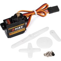 EMax ES08MA II 12g Analog Metal Gear Servo with Mount & 15T Arm for 1/24 RC Car Model Axial SCX24 Gladiator Upgrade Parts
