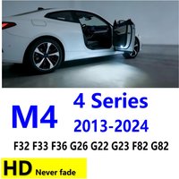 HD For BMW LED Car Door Projector Welcome Light 4 Series M4 F82 G82 G83 i4 420i F32 F33 F36 G26 G22 G23 2013-2024 2021 2023 2020