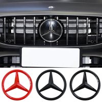 18.6cm Car Front Grille Badge Cover Emblem for Mercedes Benz W204 W205 W210 W211 W212 W213 C E Class GLA GLK GLC GLE Accessories
