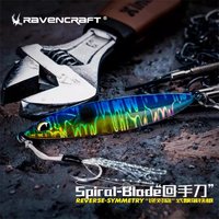 NEW 3pcs Ravencraft H-S-D Long Shot Sinking Metal-Jig Iron Plate Fishing Lure 10g/16g/22g/28g Artificial Wobbler Fake Bait Suits