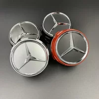 A0004000900 4pcs/set 75mm Car Hub Caps for A45 CLA45 C63 GLA45 G63 Emblem Car Wheel Center Cover Decoration