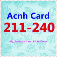 211~240 ACNH Card NTAG215 NFC Work for V3.0 Games Series 3 Standard Card 85.5x54mm