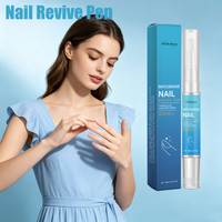 South Moon Nail Revive Pen for Damaged Nails Light Fast Absorbing Mild Non-Sticky Soothing Nourishment Portable Nail Care Pen
