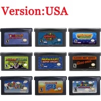 GBA Game Cartridge 32 Bit Video Game Console Card Series Super Advance Super Bros Kart For GBA/SP/DS
