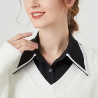 Fashion Cotton Detachable Blouse False Collar Clothes Accessories Lapel Shirt Fake Collar Classic Blouse False Collar