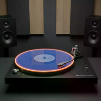 Acrylic Record Platter Slipmat Replacement - Anti-Static Dust Noise Reduction Turntable Mat for Vinyl Record Players