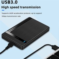 2.5-inch SSD Solid State Mechanical Serial Port HDD SATA Toolless Micro Interface USB 3.1 External Mobile Hard Disk Storage Case