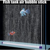 Long fish tank strip aerator, ultra-fine silent oxygen diffuser, bubble curtain wall, fish tank bubble decoration