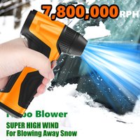 148000RPM Turbo Jet Fan Air Blower Strong Air Duster Portable Turbojet Cooling Fan Blowing Snow Fan Leaf Blower Ignition Fan