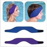New Neoprene Swimming Ear Band Adjustable Waterproof Earplug Multiple Colors Soft Diving Headband Adult Children