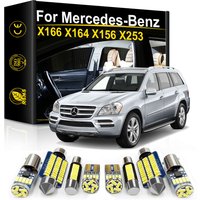 Lumière LED intérieure de voiture, pour Mercedes Benz W166 X166 X156 X164 X256 X204 GL 320 350 400 420 450 500 63 AMG GLA GLC GLE GLK Canbus