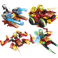 Blind Box Mini Building Blocks 99271 Figures Big Goblin Spiderman Iron Man Venom Captain Hawk Deadpool Armor Christmas Gifts Toy