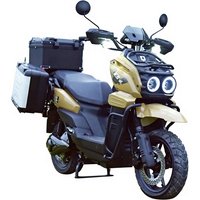 ForForeign Trade Export Tank 0123 Climbing Off-road Personalized Electric Motorcycle MW1000DT Model 72V High Power 70km/h+ Black