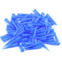100/300/500pcs 22G TT Plastic Tapered Pinhead Liquid Dispenser Needles Tip Blue plastic gle needle, for Refilling Glue Fluid