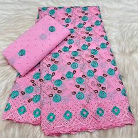 2026 High Quality New African Cotton Lace Fabric in Switzerland Nigerian Swiss Voile Lace Women Dresses Material for Sew
