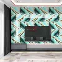 20pcs Shower Wall Panels 30x60cm Self-Adhesive Waterproof Marble Pattern Wall Stickers Modern Tile Decals For Bathroom And Kitch