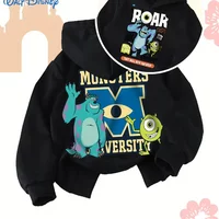 Boys Monsters University Hoodies Loose Long Sleeve Sweatshirts Boys Girls Autumn and Winter Casual Wear Winter Clothing