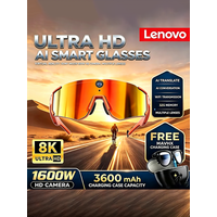 AliExpress Lenovo 2026 New 2400W ChatGPT AI Smart Glasses 1080P Anti Shake Video Sport Cycling Sunglasses Dual Mic 32GB Windproof Goggle