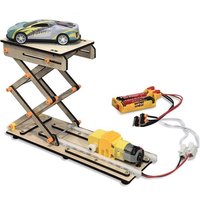 Kids Science Toy Technology Gadget Electric Lifting Platform Physics DIY 3D Puzzle Learning Educational Toys for Children