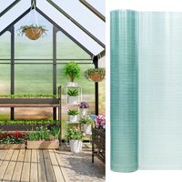 1.2MM FRP Skylight Roofing Sheet 1x3M Clear Transparent Panel Roll For Greenhouse Patio