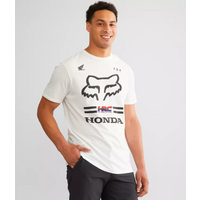 Honda fox men's cotton T-shirt streetwear summer casual 2025 summer men's and women's motorcycle t-shirt