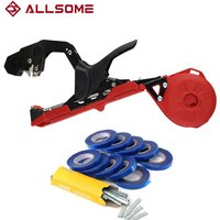 Allsome Pflanzen binde maschine, Garten tapetool mit 10 Rollen Klebeband und 1 Schachtel Grund nahrungsmittel für Gemüse, Trauben, Tomaten, Pfeffer