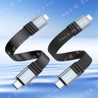 Thunderbolt 5 Type C Cable USB 5 Fast Charging Cable PD240W 8K 60hz Video Support and 80Gbps Short Cable for SSD Laptop Macbook