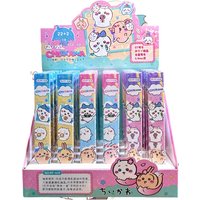 6pcs Chiikawa Anime Peripheral Blind Box Press Pen Cartoon Cute Usagi Brushing Questions Student Neutral Pen Stationery