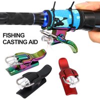 Sougayilang Fishing Finger Guard Alloy Lightweight Casting Finger Saver Durable Fishing Accessory for Sea Freshwater Fishing