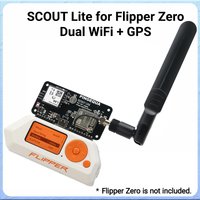 ESP32-C5 WiFi 6 Module for Flipper Zero, Dual Band 2.4GHz 5GHz, GPS Network Analyzer Expansion Board, PINGEQUA Scout Lite image 4