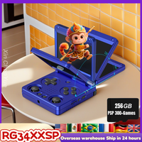 Anbernic RG34XXSP 3.4-Inch IPS Flip Handheld Game Console Linux 64-bit H700 quad-core LPDDR4 Retro Game Player 5G RG 34XXSP
