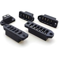 AliExpress HBXINTAO High current 15A Male Female socket with ear with hole connector power adapter 2P 3P 4P 5P 6P e-bike lithium battery connector