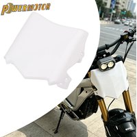 Motorcycle Front Number White Plate Plastic Fairing Cover For Surron Light BeeS X Talaria StingQ20 Stark Varg MX Motocross Parts
