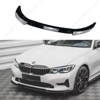 Front Splitter V.2 For BMW 3 Series G20 G21 Pre-Lci 3Pcs Maxton Style Bumper Lip Spoiler Splitter Diffuser 2018-2022 Tuning