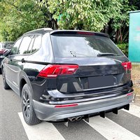 Rear Bumper Tail Lip Spoiler Diffuser Canards Applicable for Volkswagen Tiguan MK2 2021-2023 Standard Version Car Accessories