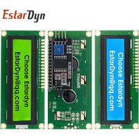 EstarDyn 1602 IIC LCD Module Blue/Yellow Green Screen 16x2 Character PCF8574 IIC I2C Interface 5V for Arduino With IIC Support