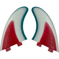 UPSURF FCS MR Fins Keel Fin Set Twin Surf Fins Solid Fiberglass Quilhas Thruster(2 Fins) Top Performance for Fish Surfboard Fins
