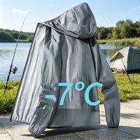 Men's Running Fishing Windproof Jackets Zipper Pockets Sun Protection Clothes Women Breathable Skin Anti-UV Windbreakers UPF50+