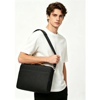 14 inch Laptop Sleeve Bag for MacBook Pro/Lenovo/Huawei/Dell/ASUS/HP Shockproof Portable with Shoulder Strap Computer Briefcase