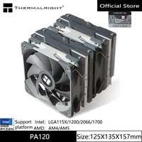Thermalright PA120 AGHP 3.0, radiateur à refroidissement par air avec 6 caloducs, double tour, double ventilateur et support de couvercle supérieur, compatible LGA1700.