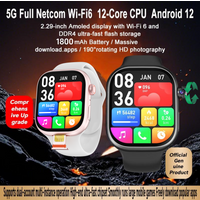 VP39 New Android 12.0 Smartwatch 4G 5G Full Netcom 2.29inch Rotary Camera App Store Video Calling GPS NFC 5G-WIFI Smart Watch