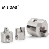 MIBIDAO 5Pcs 3/4/5mm Stainless Steel Drive Dog Shaft Crutch Connector Paddle Fork for RC Electric Boat Model Accessories