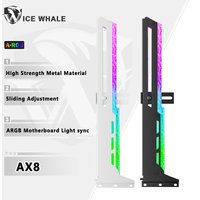 ICE Whale AX8 Graphics Card Bracket 5V 3PIN ARGB Motherboard Lighting Sync Computer Graphics Card VGA Holder
