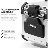 Motorcycle Rear Case Cushion Passenger Backrest Lazy Back Pad set For Honda Africa Twin CRF1000L CRF1100L Adventure Sports