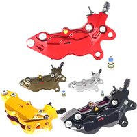 40mm Mount Motorcycle Brake Caliper 4 Piston Universal For Honda Yamaha Kawasaki Suzuki Niu CNC Front Rear Brake Moto Disc Brake