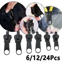 24Pcs New Instant Zipper Universal Instant Fix Zipper Repair Kit Replacement Zip Slider Teeth Rescue New Design for DIY Sew