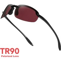Polarized Sports Sunglasses TR90 Material Flexible & Durable - UV Protection for Driving Fishing Golf Cycling Unisex